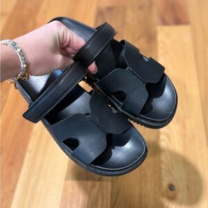Wild Fable Black Sandals